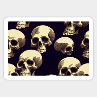 skull pattern Sticker